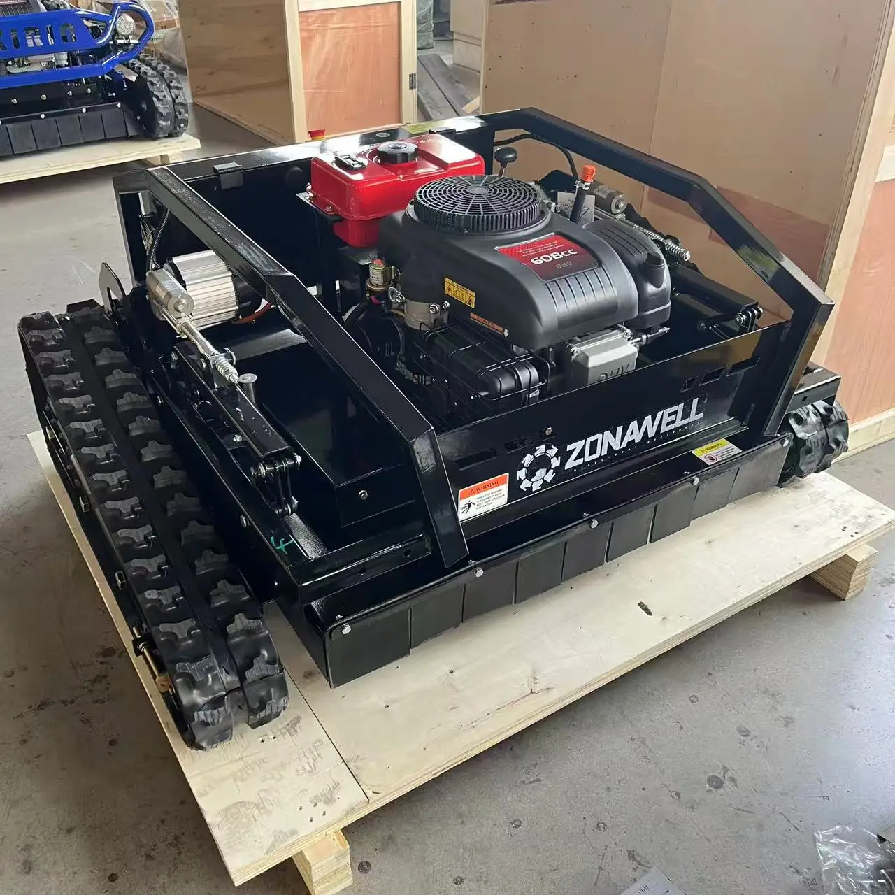 1000mm Remote-Controlled Lawnmower (23/27 HP Options) – 4,000 m²/h Capacity, 60° Slope Climbing Ability, Customizable.