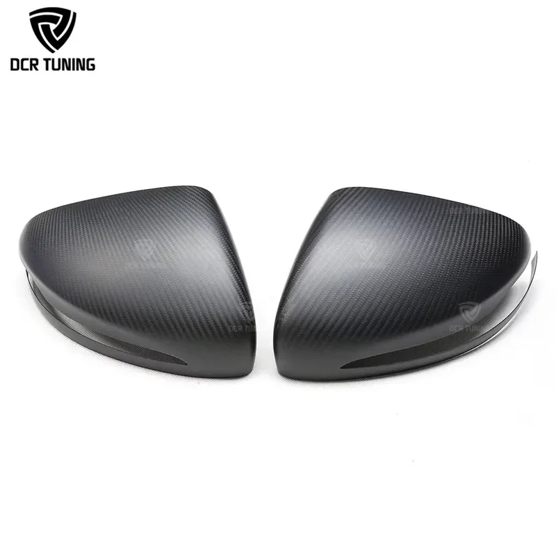 Matte Dry Carbon Fiber Side Mirror Overlay for Mercedes-Benz G Class W464 GLE W167 GLS G63 2019+
