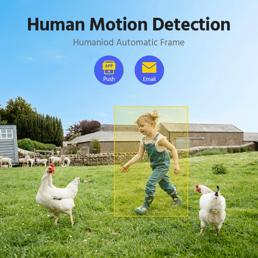 ANNKE 4MP Sistema di telecamere di sicurezza wireless scalabile 4CH 5MP Wireless Homebase NVR IP65 4MP PIR Audio bidirezionale Telecamera solare PT