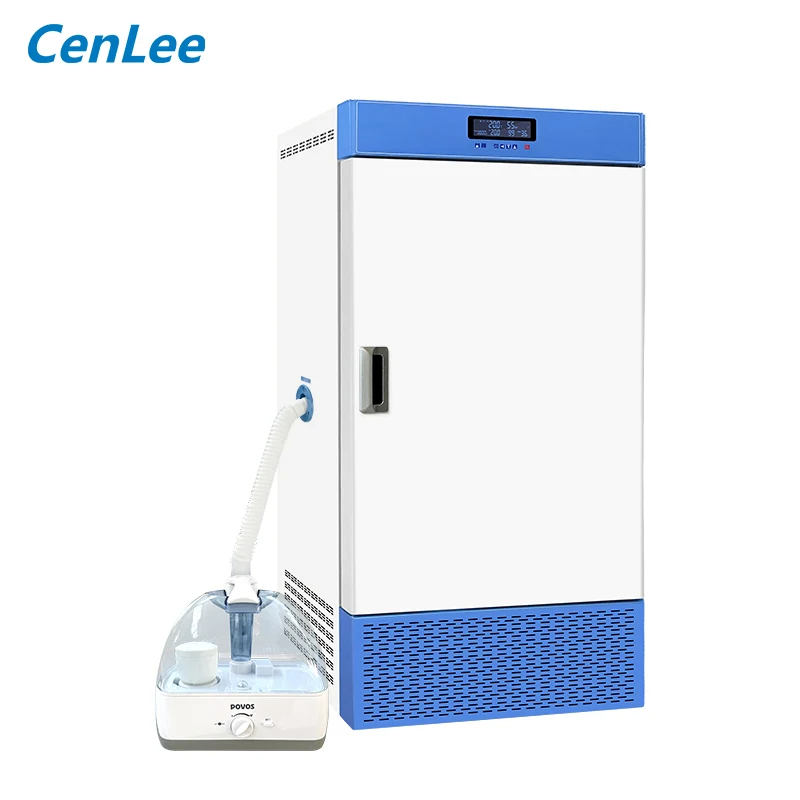 

80L-460L Ultrasonic Humidification Incubator LCD Display 0-65℃ 50-90%RH Alarm Function Thermostatic Device Laboratories