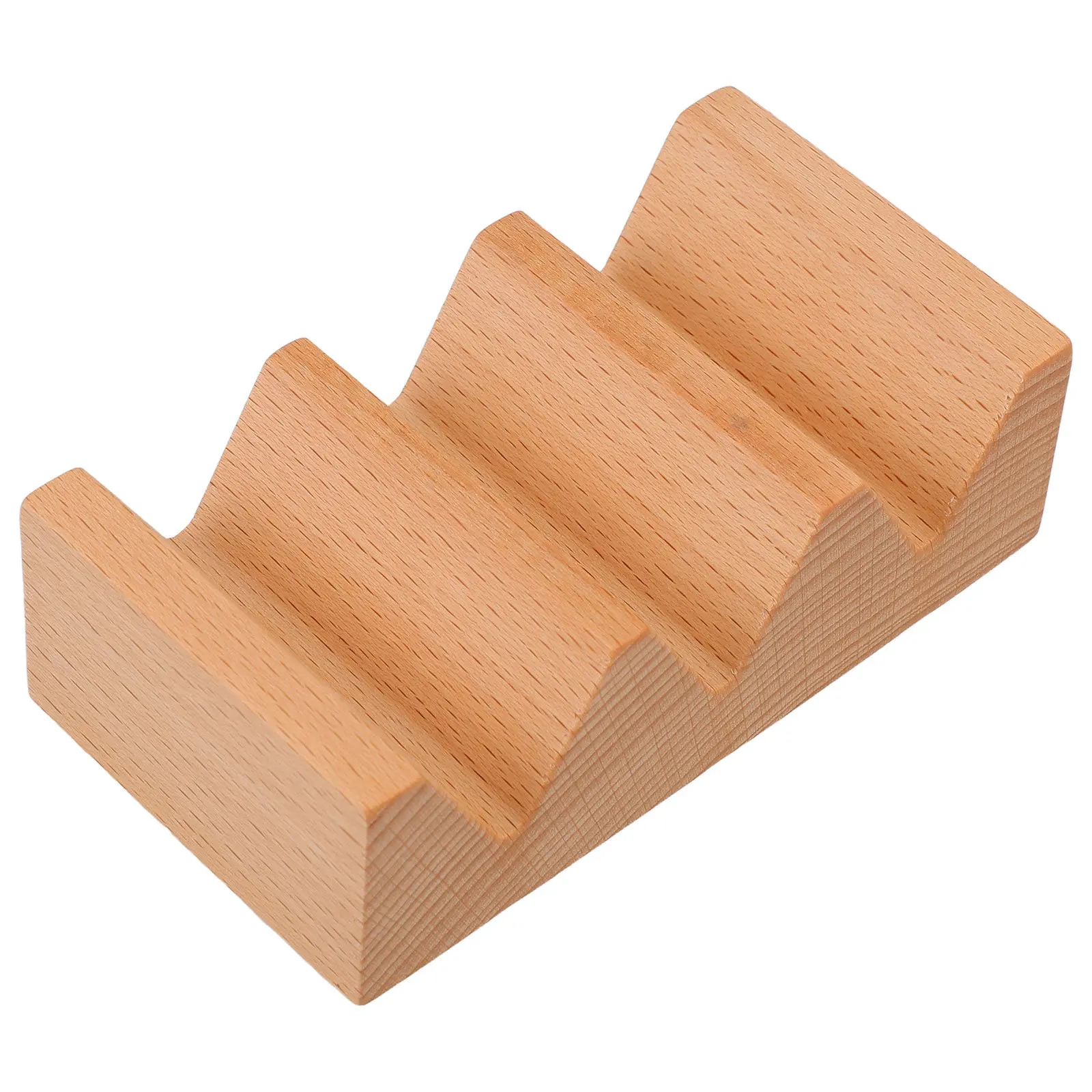 

Sushi Taco Holder 3 grid Wooden Sushi Display Rack for Sashimi and Hand Rolls Serving Tray for Tacos Wooden Hand Roll Stand