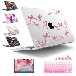 Przezroczyste twarde etui BOW do MacBooka M3 2024 Air 13 15 A3114 A2941 A3113 A2681 M2 Pro 13,3 cala 14 16 M1 A2337 Etui Retina