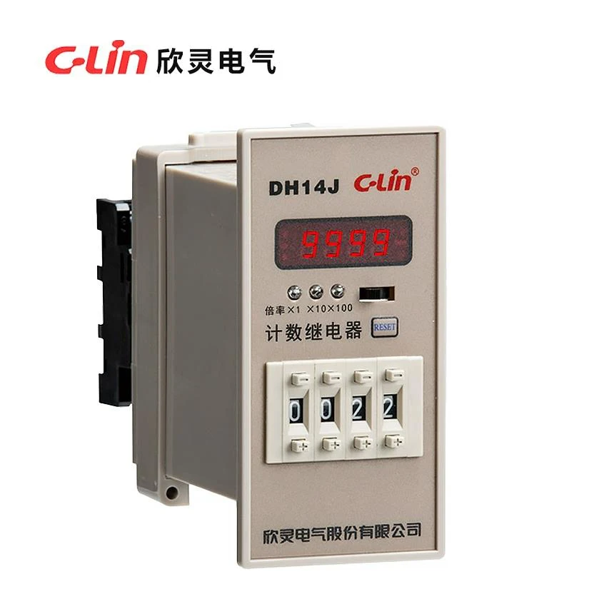Authentic Original C-Lin Power failure memory Digital Display Counter Relay JDM14 DH14J AC380V AC220V DC24V