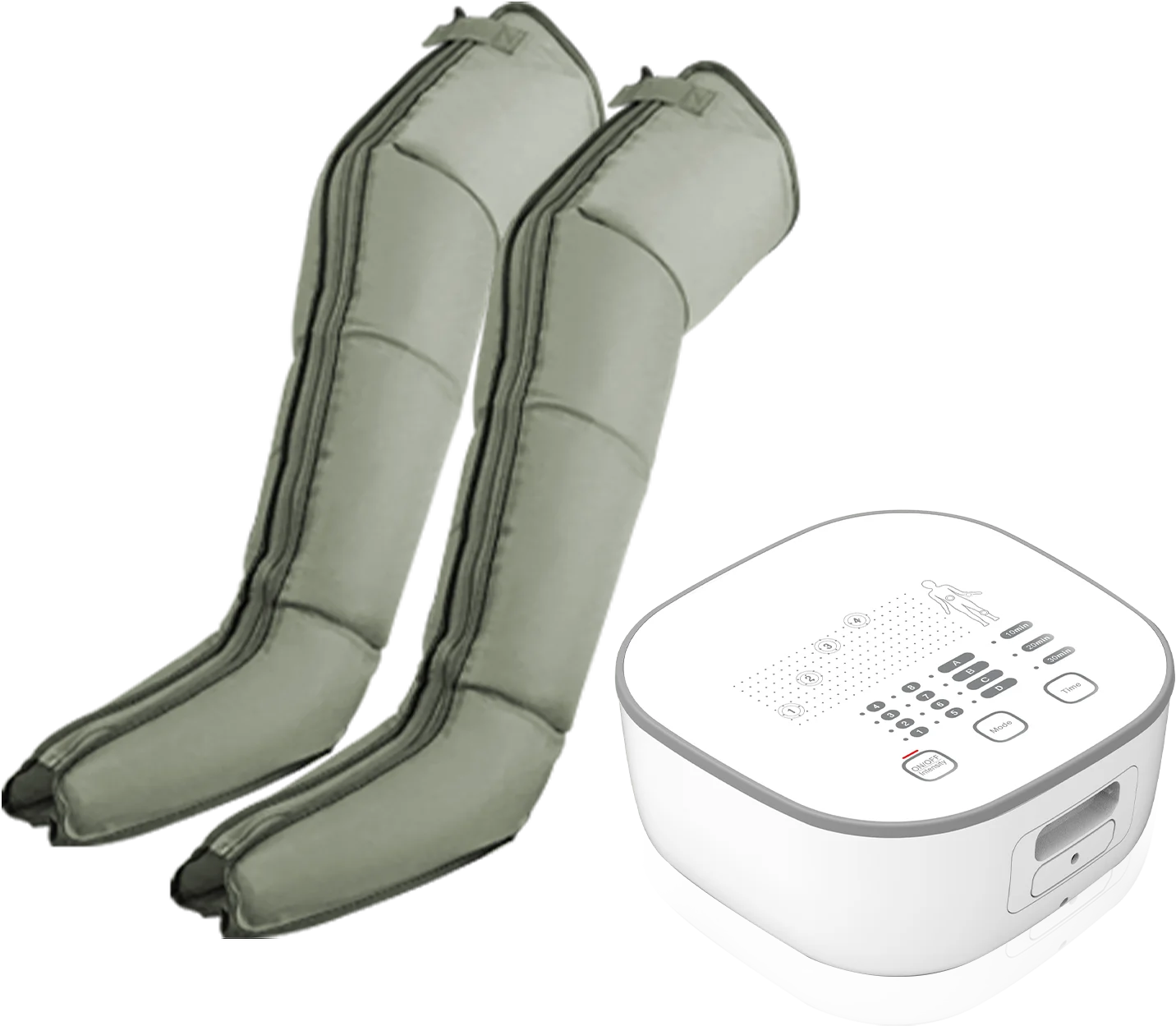 Full Leg Massager Device Air Wave Compression Pressure Therapy Recovery Boots System Enhancing Muscle Relaxation Circulation