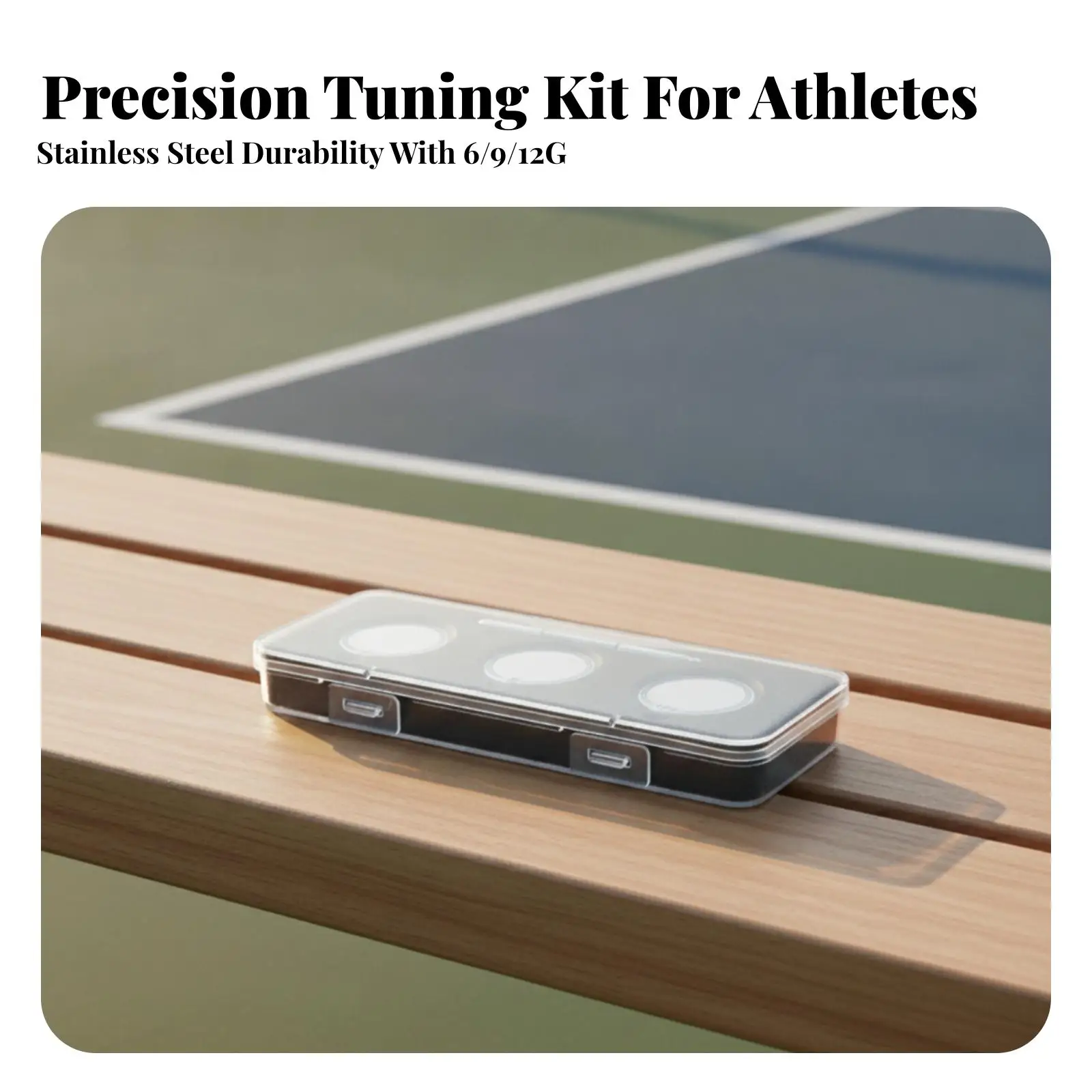 3 Pieces Pickleball Paddle Counterweights Long-Lasting for Practice Sessions
