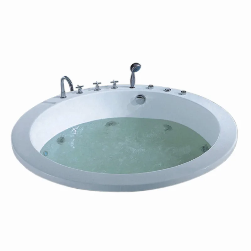 

Built-in bathtub, round double bathtub, thermostatic surf jacuzzi