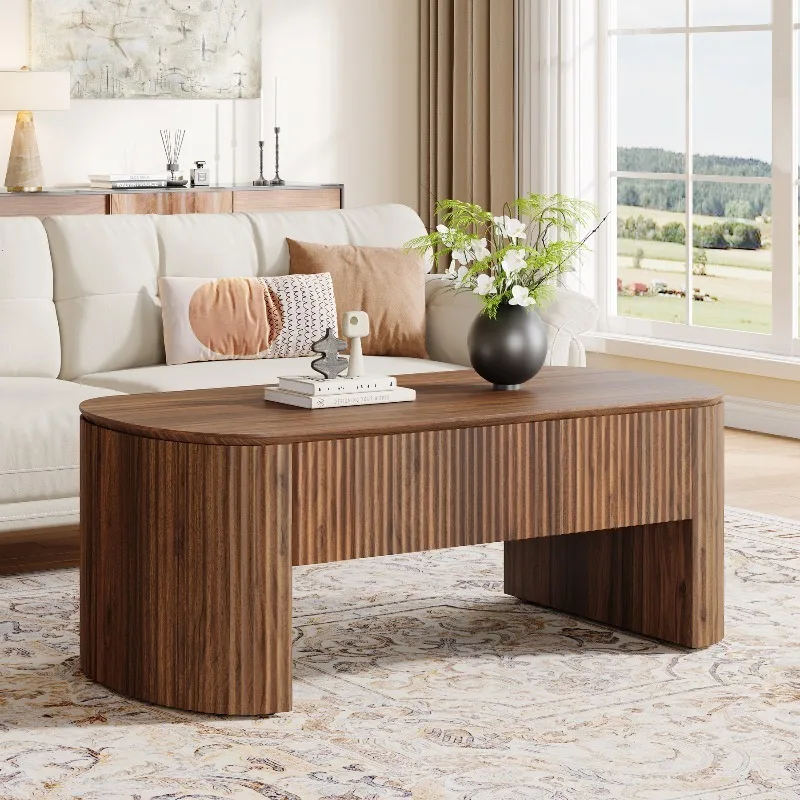 Wooden Multi-functional Lifting Coffee Table Dual-use Folding Table House Hold Modern Living Room Table Table Basse De Jardin