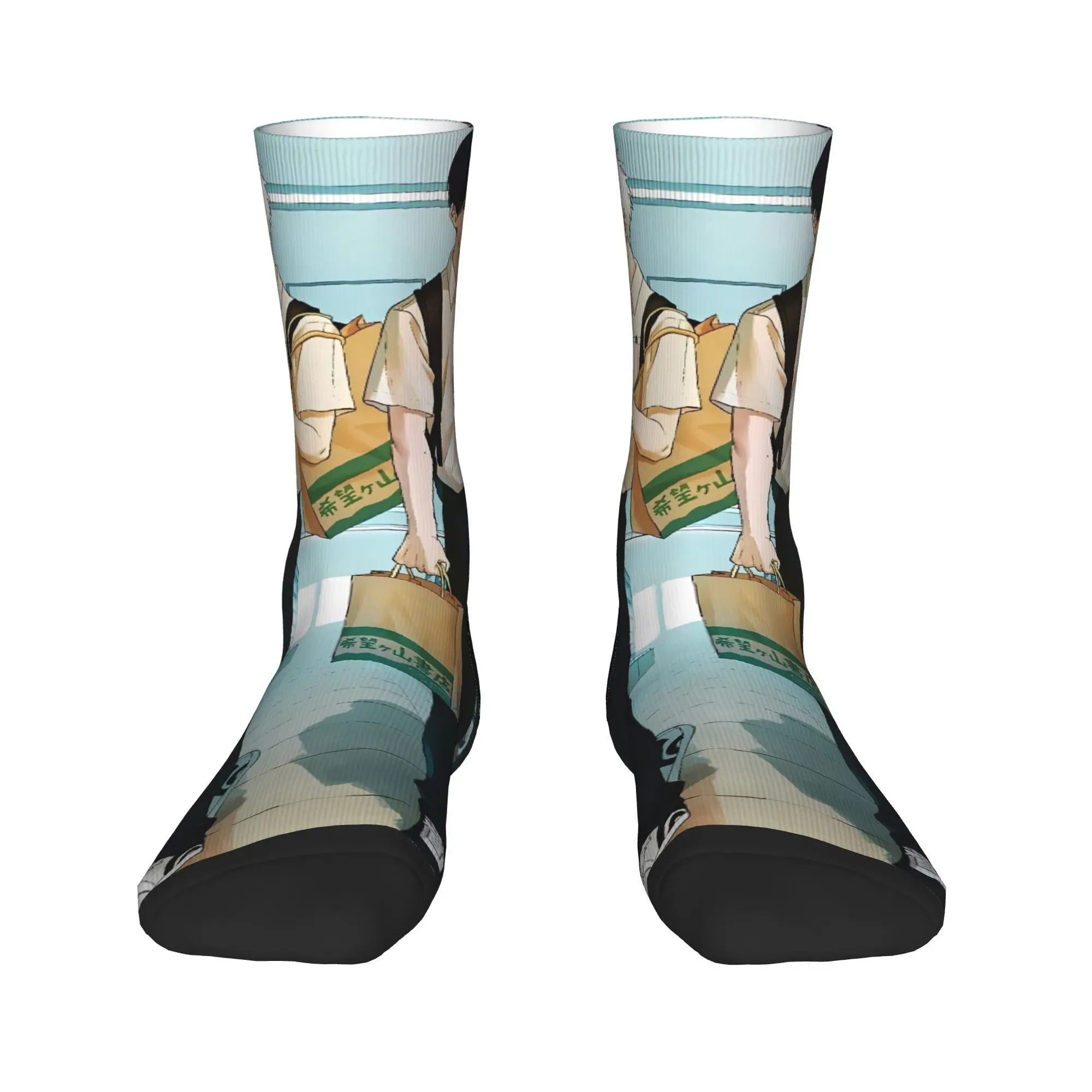 الصيف Hikaru Died الجوارب جوارب الربيع عادية الرجال متوسطة جوارب ناعمة نمط الرياضة في الهواء الطلق المضادة للانزلاق الجوارب