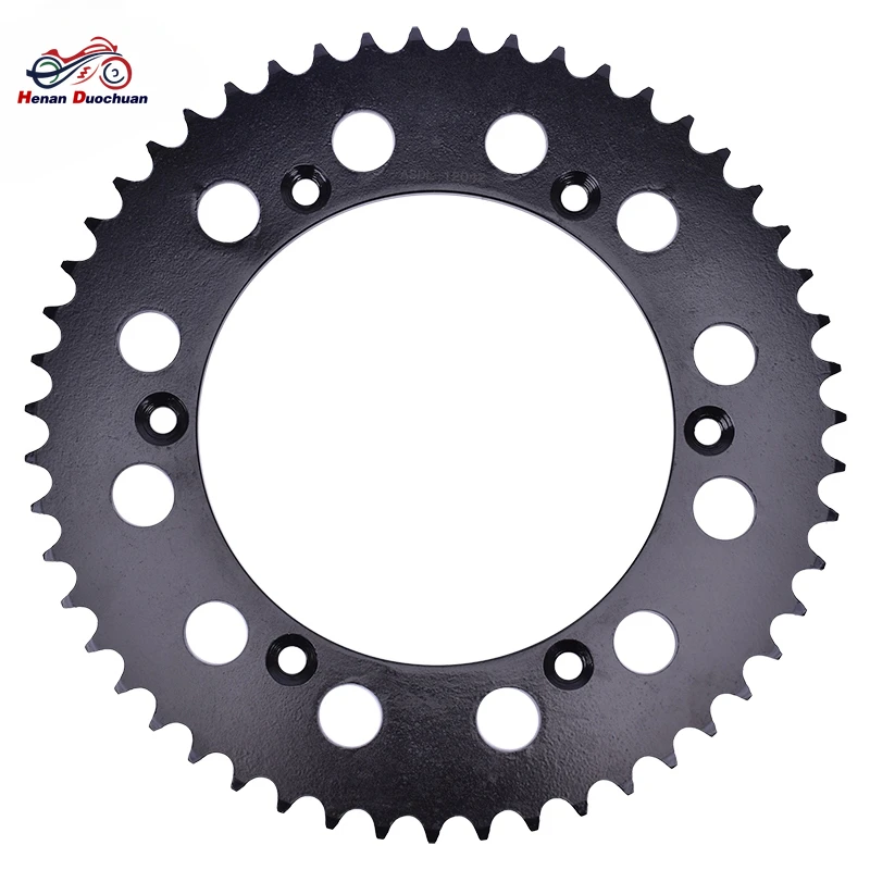 520-51T Motorcycle Rear Sprocket For Yamaha YZ125 89-92 YZ250 A B E 90-91 93 WR250A WR250 A ZE 90 93 YZ 125 WR 250 51 Tooth