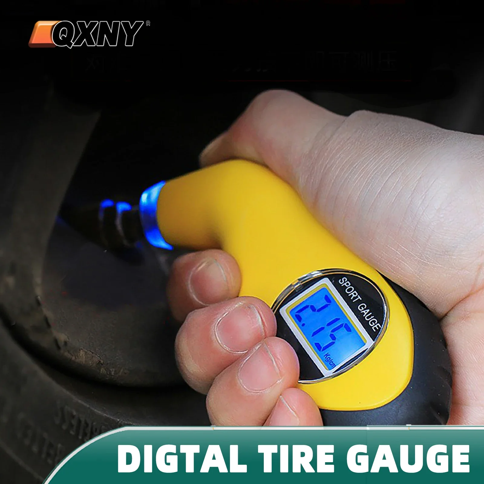 TPMS Car Tire Pressure Monitor Gauge Manometer Barometers Tester Digital Tyre Meter Tool Auto Accessories Motorcycle Universal