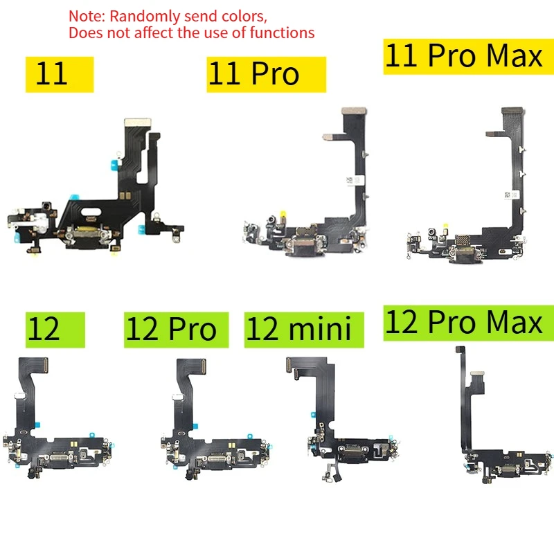 Charging Flex Cable for iPhone 11 12 mini 12 Pro max Dock Connector USB Charger Port Ribbon