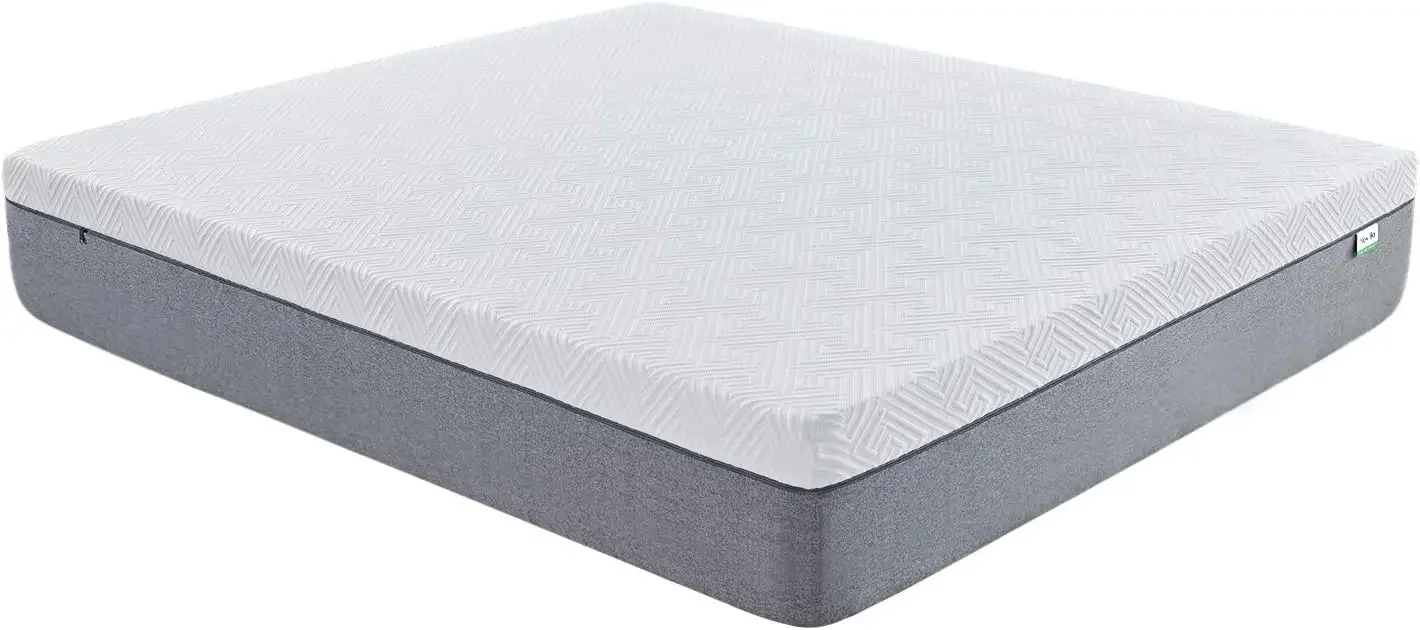 Colchão Espuma de Memória Novilla-Gel para Noite Fresca e Alívio de Pressão, Pelúcia Média Feel Bliss, Queen Size, 12"