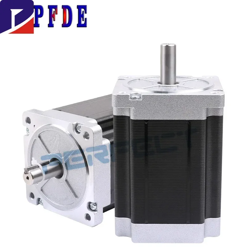 86CM85 Leadshine NEMA 34 Stepper Motor with 8.5N.m (1204 Oz-in) Holding Torque 2 Phase Step Motor 4 Wires Shaft Size 12.7mm