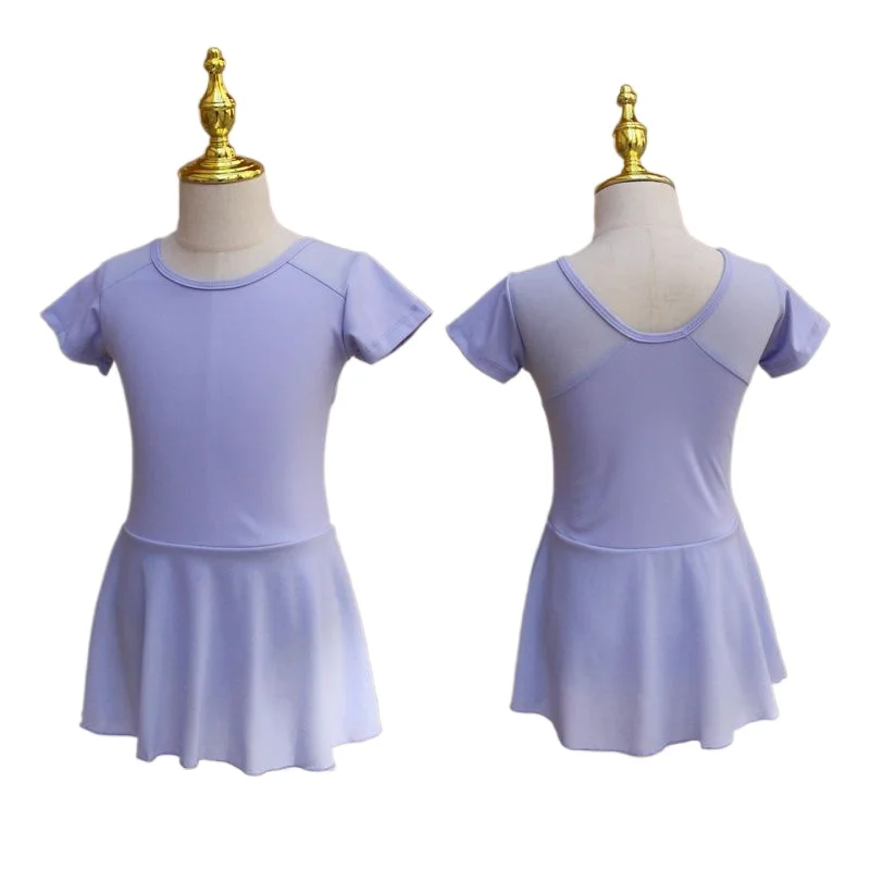 الأطفال فستان الباليه الصيف ملابس رقص الفتيات فساتين الرقص الاطفال الجمباز الباليه ثياب ممارسة الزي الفتيات الملابس