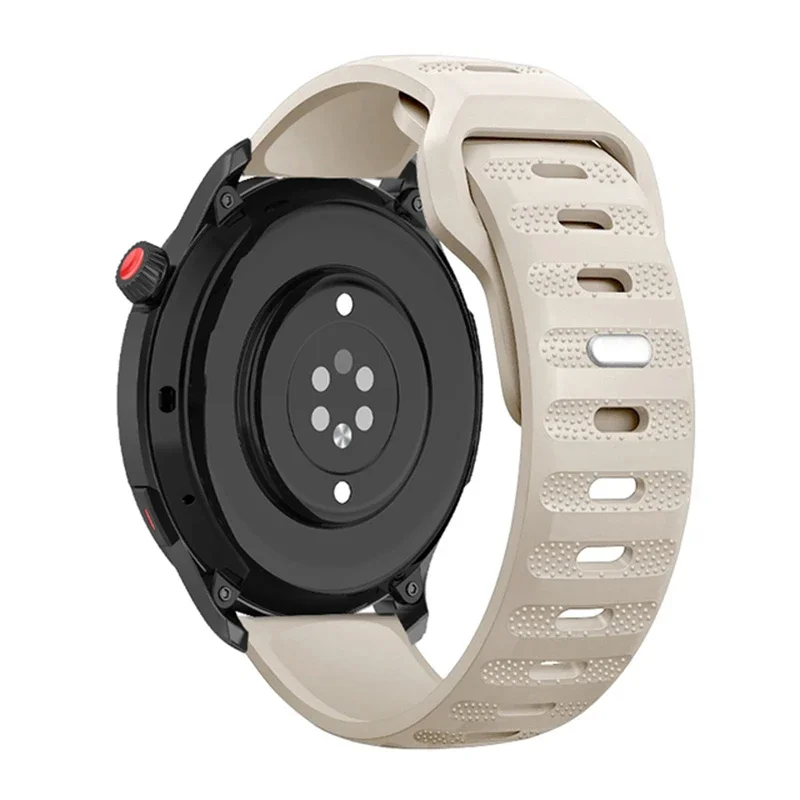 22mm 20mm Silicone Strap for Amazfit GTR/GTS4 Breathable Wristband for Samsung Galaxy Watch 6/5/4/5 Pro Huawei Watch 4/3/GT3 Pro