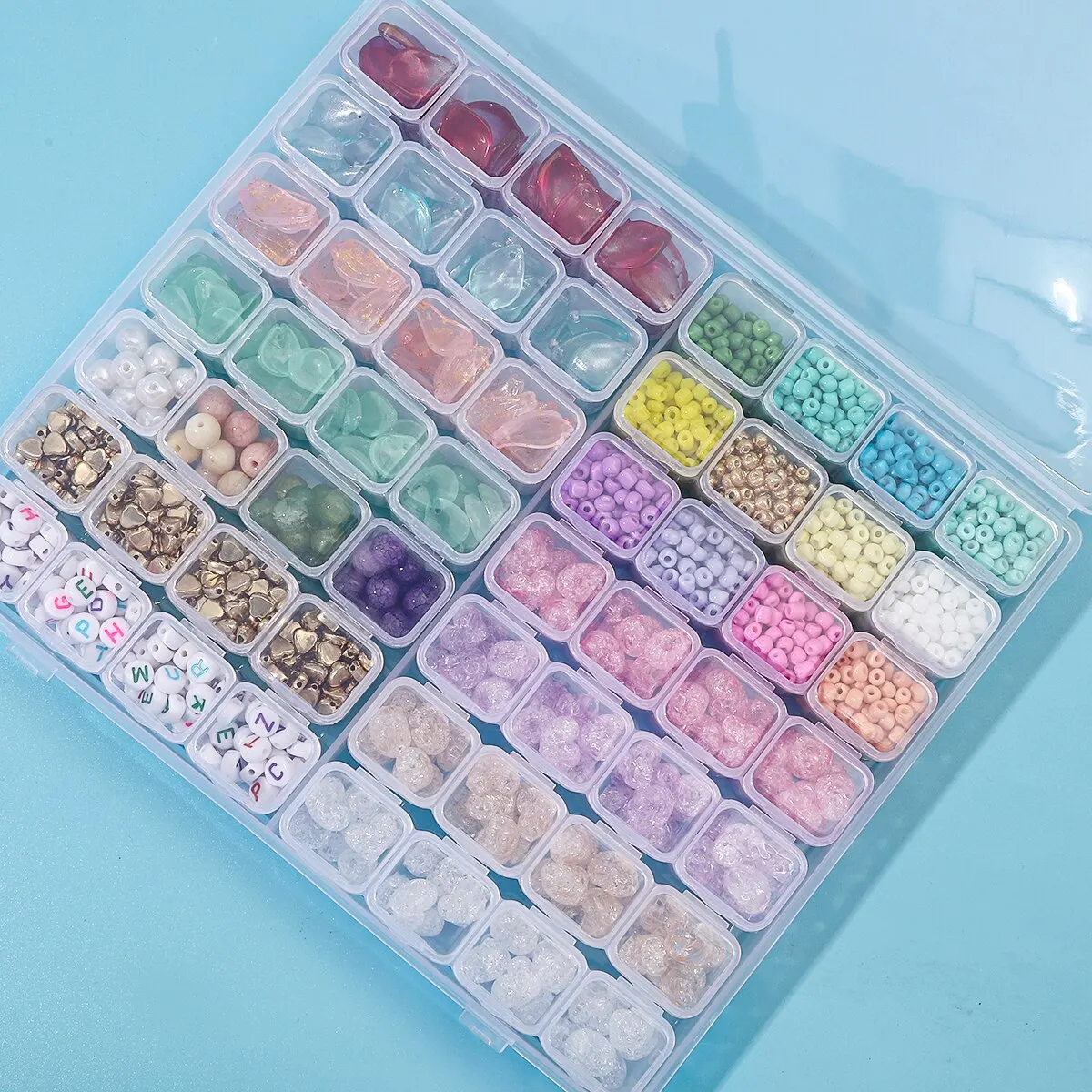 Adjustable Plastic Nail Accessories Storage Box, Tool Box