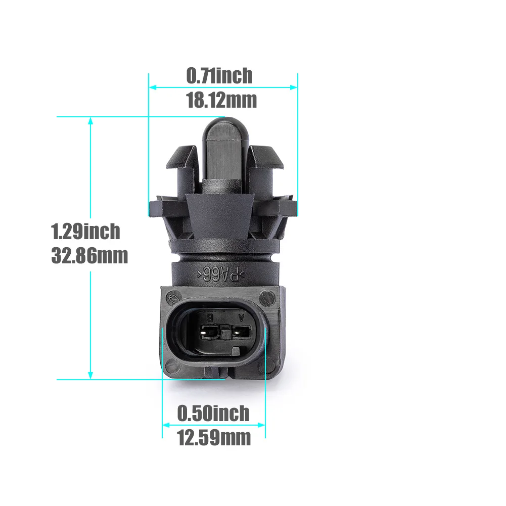 Sensor de temperatura do ar ambiente para Chevrolet, Colorado, Cruze, GMC, Acadia, Sierra, Cadillac, Escalade, CT6, Buick, 13583411