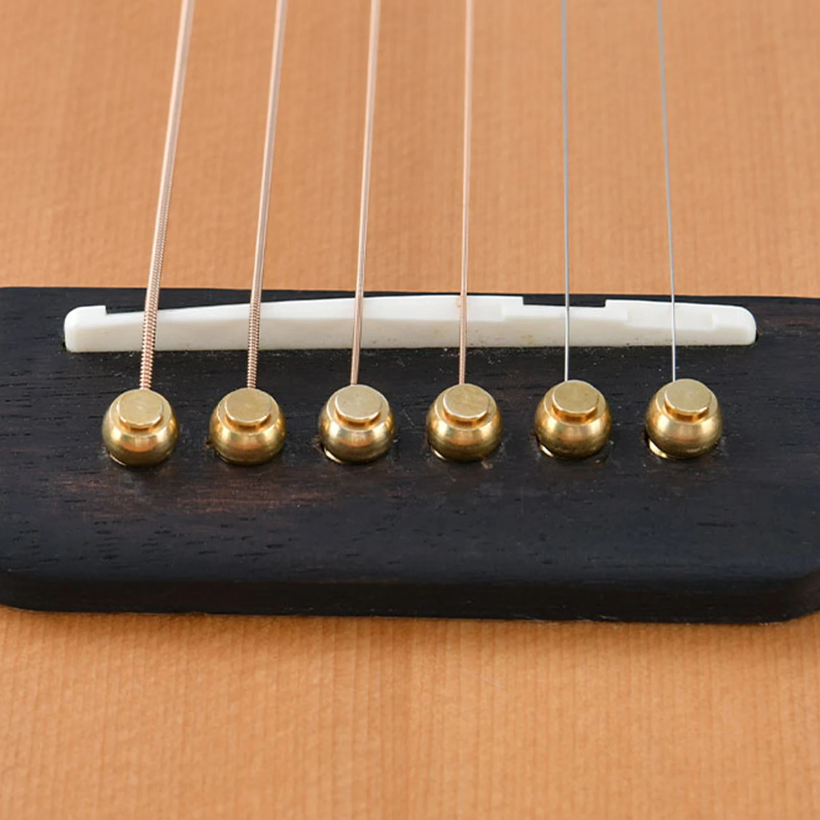 

1 set Guitar Bridge Pin Accessories Durable Alloy ABS for Acoustic Classical Folk Guitar Ukulele Replacement Parts Puller Tool