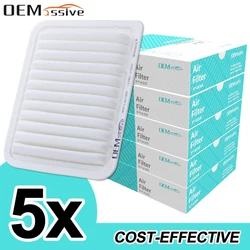 5pcs For Toyota Corolla E150 E170 Auris Avensis Vios Yaris Vitz XP10 XP90 XP130 17801-YZZ05 17801-21050 Car Engine Air Filter