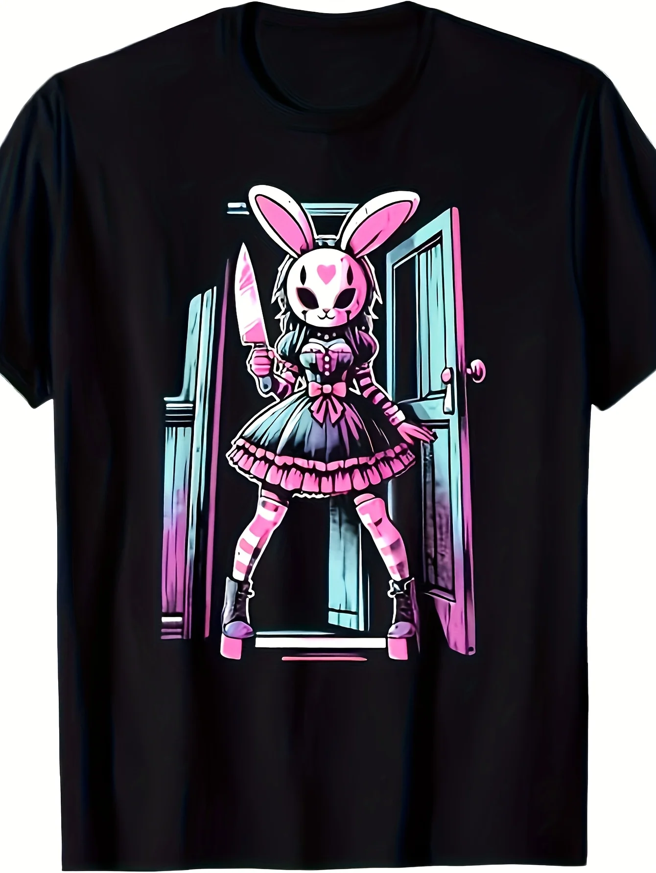 

Футболка Goth Bunny из пастели