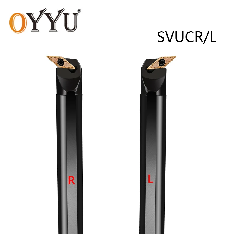 

OYYU SVUCR SVUCL S16Q S20R SVUCR11 S20R-SVUCR16 S25S-SVUCL16 Internal Turning Tool Holder CNC VCMT Carbide Inserts Boring Bar