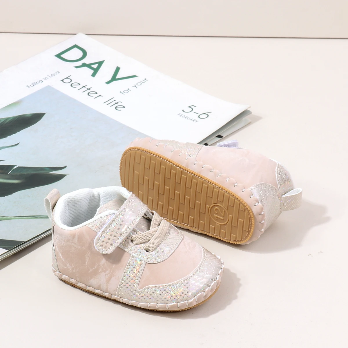 Baby Casual Sneaker Spring and Autumn Soft PU and TPR Sole Anti-slip High Quality Hot Selling 2025 New Fashion for Toddler 0-18M