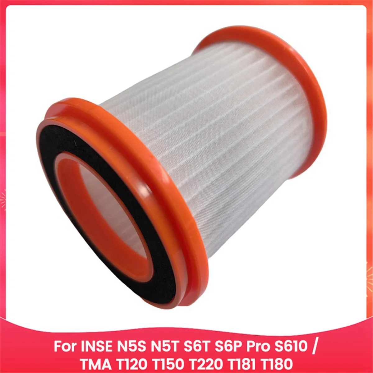 4PCS Elemento Filtrante per INSE N5S N5T S6T S6P Pro S610 per TMA T120 T150 T220 T181 T180 Aspirapolvere Parti di Ricambio