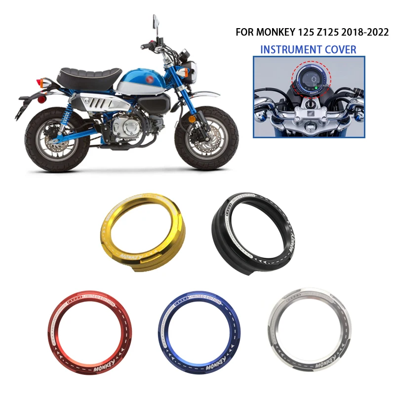 

For Hodna Monkey125 Monkey 125 Z125 Z 125 2018 2019 2020 2021 2022 CNC Speedometer Gauge Instrument Meter Ring Cover Guard