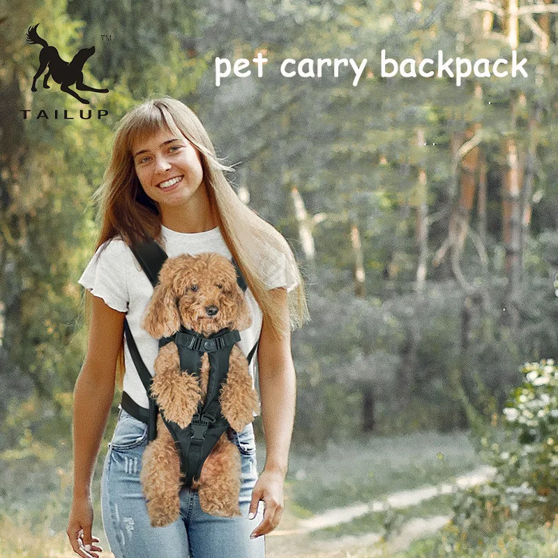 Portable Pet Dog Carrier Chest bag Outdoor Travel Pet Strap Shoulder Bag Front Leg Out Bag Adjustable Leagth Dog Strap Backpack