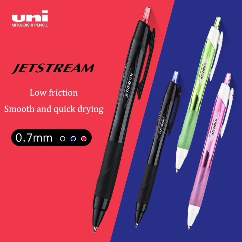 

Japan UNI JETSTREAM Gel Pen Set SXN-157S Quick-drying Smooth 0.7mm Low Friction Medium Oil Ballpoint Pen Office Cute Stationery