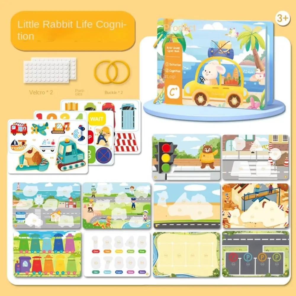 Animals Tail Baby Cloth Book Parent-child Sound Paper Cloth Book Educational Interactive Puzzle Cloth Book Birthday Gifts