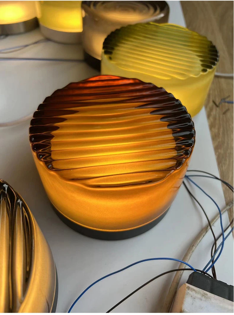 Modern Round Glass Wall Lamps LED Acrylic Corridor Aisle Lamp Minimalist Home Decor Living Room Porch Bedroom Bedside Wall Light