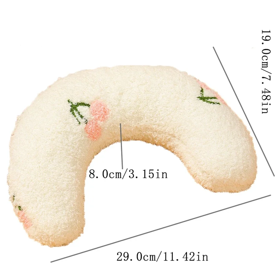 Cat specific U-shaped small pillow to protect cervical spine, deep sleep small cushion for cats, cat pillow to bite pet toys