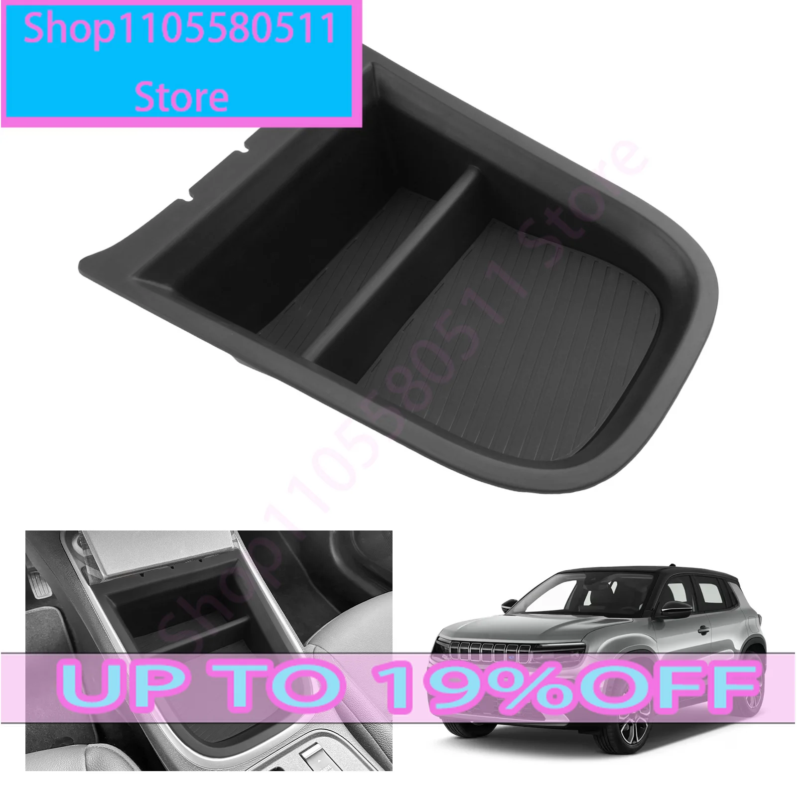 For Jeep Avenger EV 2023 2024 2025 Electronic Gear Car Central Console Storage Box Auto For Jeep Avenger 2025 Accessories