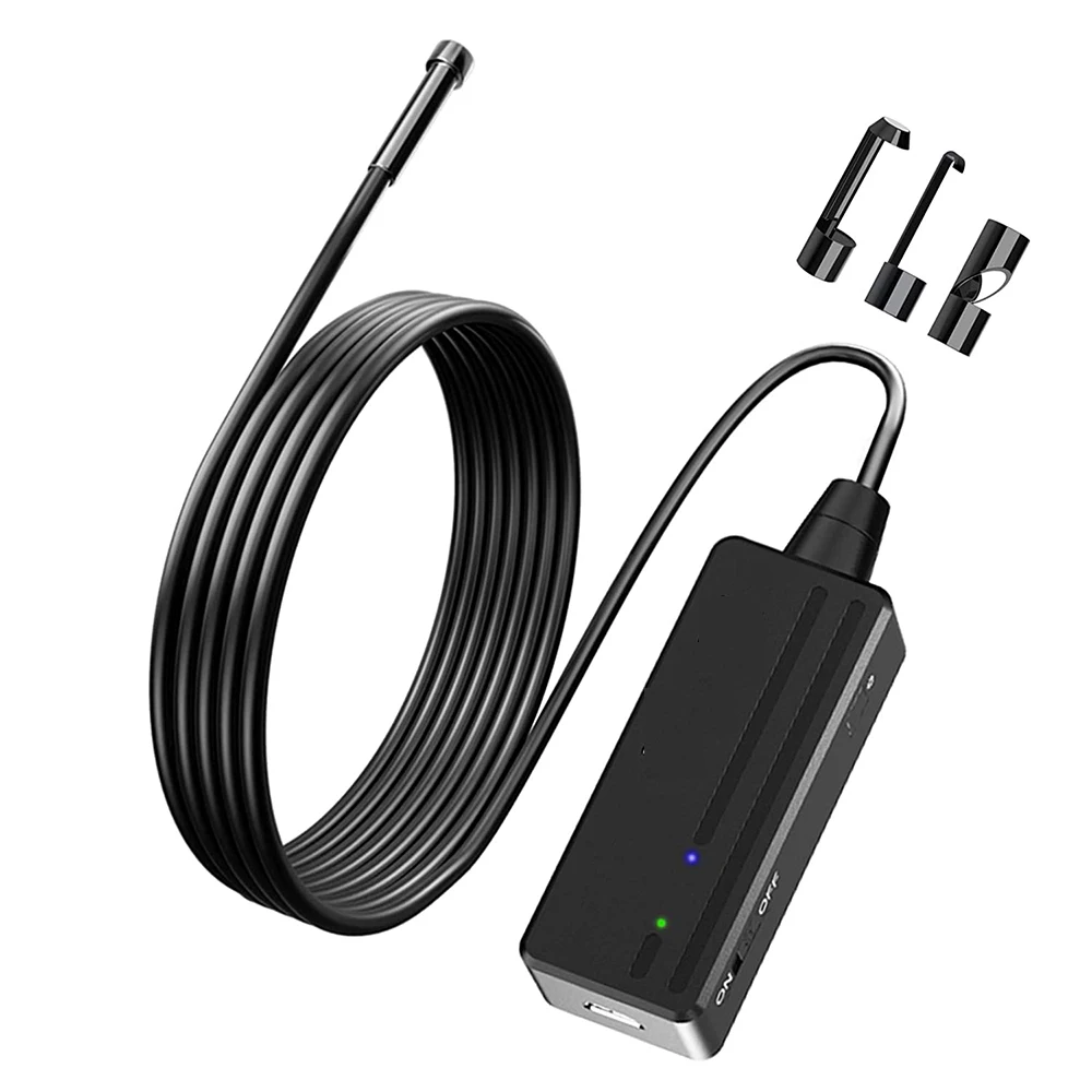 3.5M Wireless Endoscope Semi-Rigid WiFi Borescope Inspection Camera 1080P 2.0 Megapixels HD Snake Ios IP68 Waterproof Cam PQ104