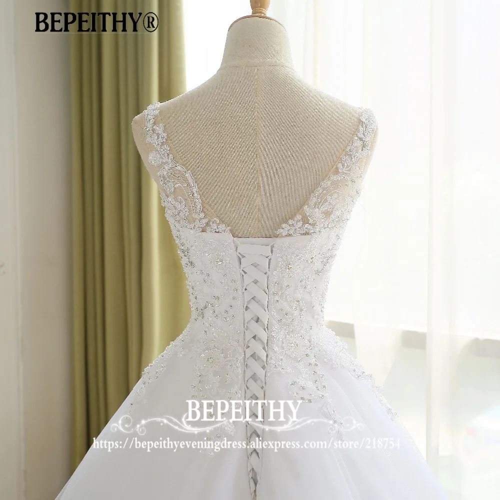 Gorgeous Wedding Dress With Lace Vestido De Novia Princesa Vintage Wedding Dresses Real Image Ball Bridal Gown 2022 For Women