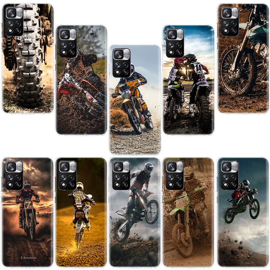 Off Road Motorcycle Adventure Phone Case For Xiaomi Poco X4 F4 GT X3 NFC X5 X6 Pro 5G M5 M5S M4 M3 F5 Mi F6 F3 F2 F1 C