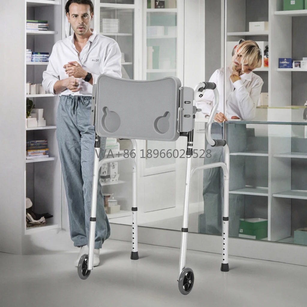 

Регулируемые принадлежности для реабилитационной терапии, легкие ходунки для мобильности для взрослых, пожилых людей, колесный ролик для инвалидов