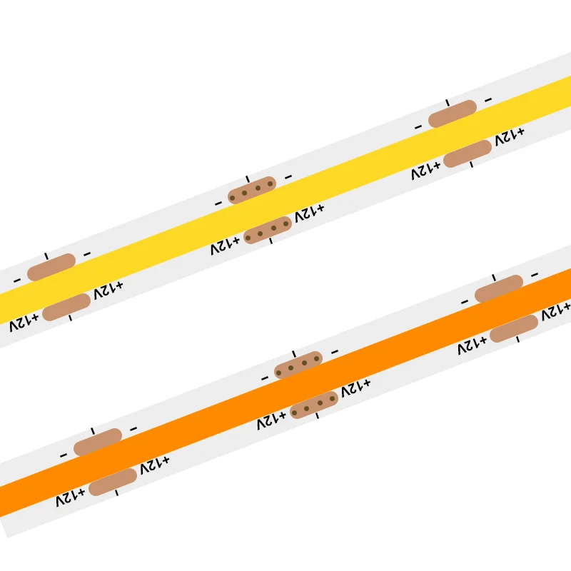 3mm 5mm 8mm 10mm 12mm COB LED Strip Light 12V 24V 5M 400 480 528 LEDs/M High Density Flexible LED Tape Kitchen Room Decor