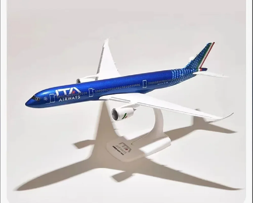 

1/200 A350 Decorate Airplane for Italy ITA Airline A350-900 ABS Assembly Plane Model with Stand Airplane Static Model for Collec