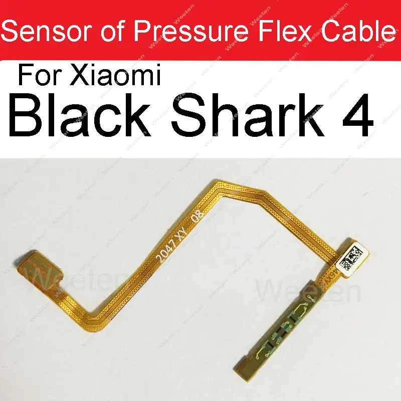 For Xiaomi BlackShark Black Shark 3 4 4Pro 5 5Pro Up Down Press Sensor Flex Cable Sensor of Pressure Flex Ribbon Parts