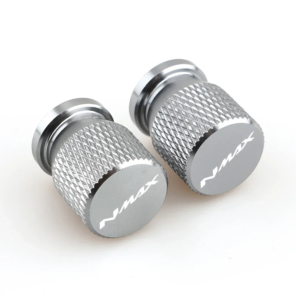 1 زوج لياماها NMAX N-MAX 155 NMAX125 الإطارات غطاء صمام اكسسوارات CNC الألومنيوم عجلة غطاء منفذ الهواء دراجة نارية