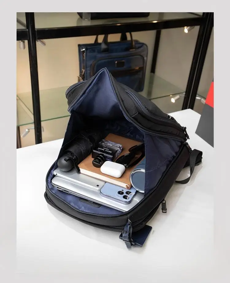 حقيبة ظهر للكمبيوتر المحمول للرجال من سلسلة النايلون الباليستية مقاومة للماء للاستخدام اليومي 26035 81D3 #3