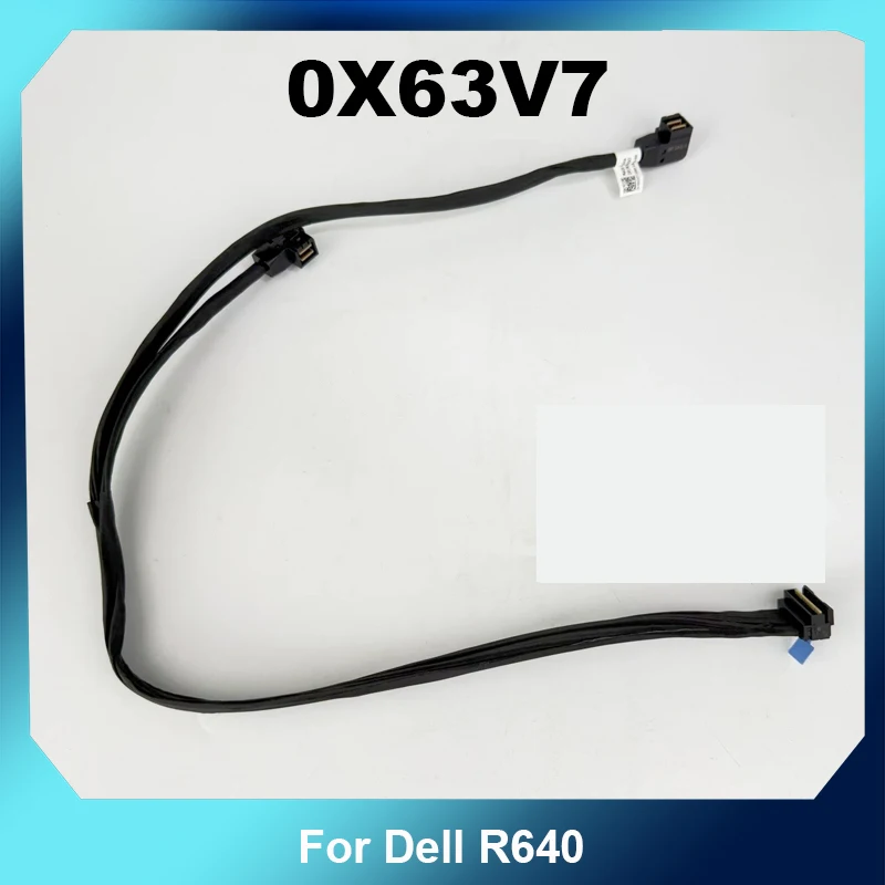 

0X63V7 Large Card SAS Line For Dell R640 8*2.5 H350 H750 H755 X63V7