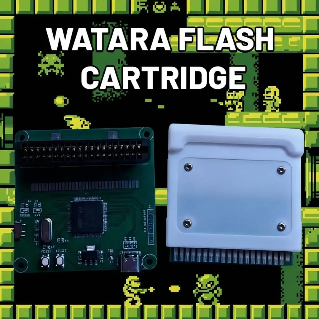 Watara Supervision Flashcart & Programmer Kit – 3D Printed Shell Edition – DIY Retro Game Storage & Hardware Preservation