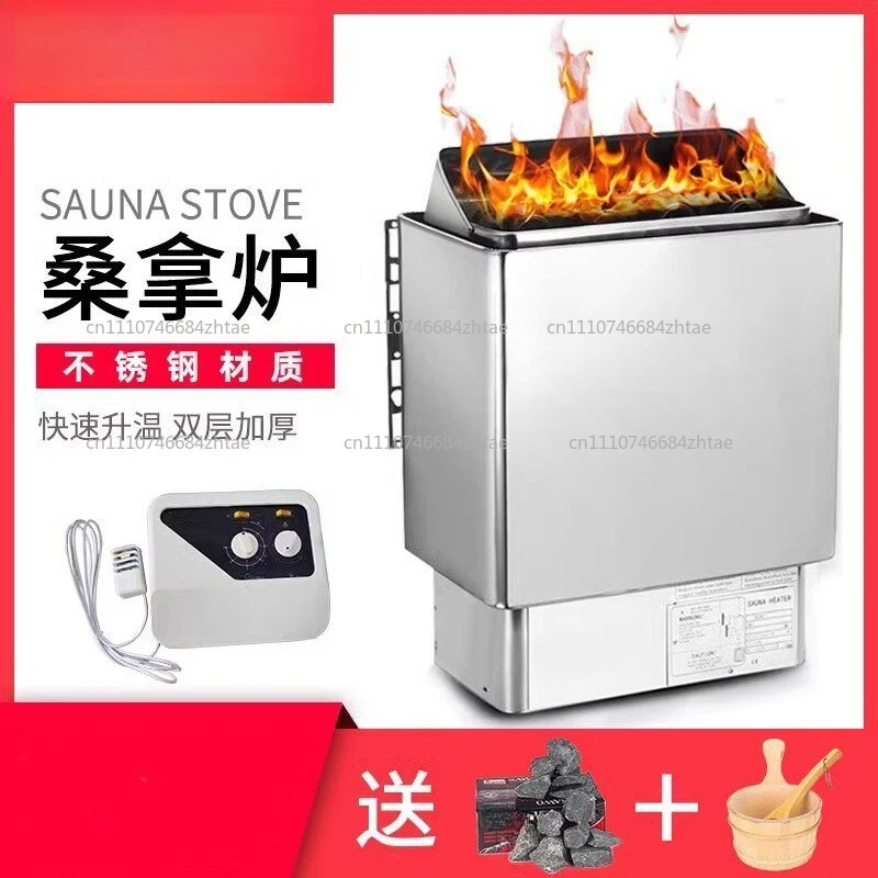 9kw Sauna Heater 220V 380V Sauna Steam Generator Home Use Heating Furnace Room Dry Equipment With Controller 2025 New