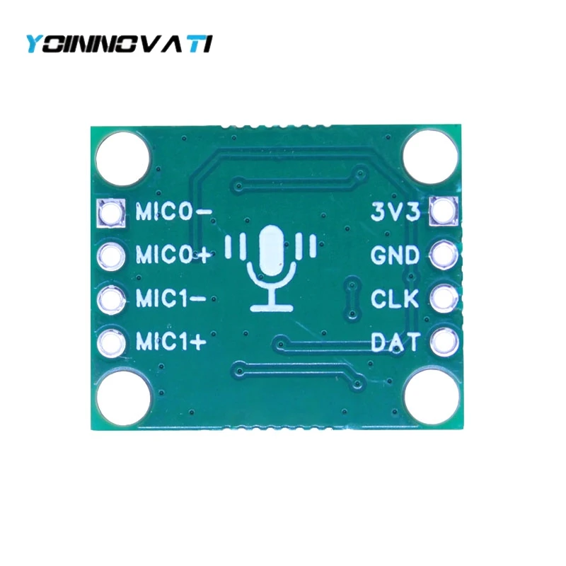 ES7201 Dual Analog Microphone to Digital Microphone Converter Module, PDM Output, for Soundbar / TV / Audio Interface / DVR