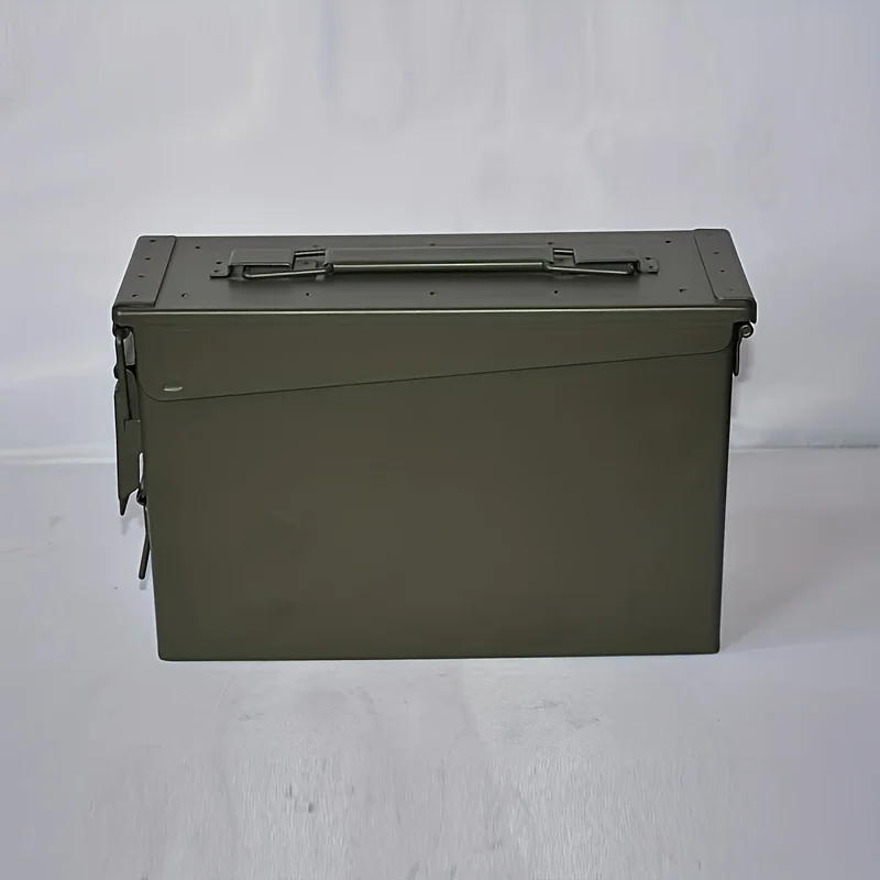 Waterproof Portable Toolbox - Durable Metal Storage Box, Suitable for Hardware Batteries, Household and Car Use