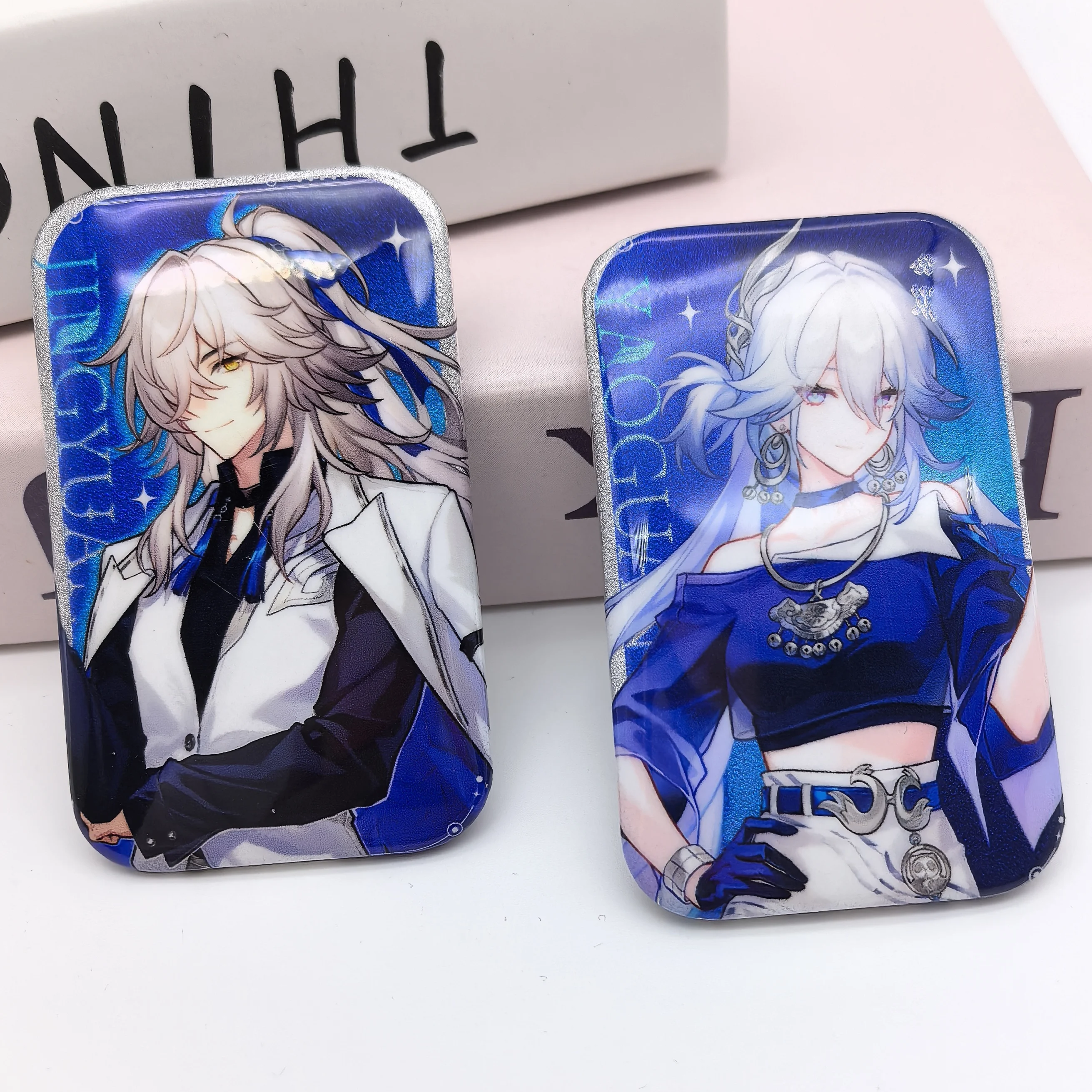 1Pc Anime Games Honkai: Star Rail Jingyuan Yaoguang Desktop Decoration Badges Keychain Cosplay Accessories Novelty Special Use