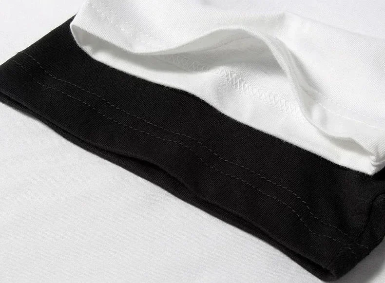 Kaos Pria Lengan Pendek Kerah Bulat Motif Huruf Trend Musim Panas 2025 Gaya Eropa, Atasan Pria Fashion Kelas Atas